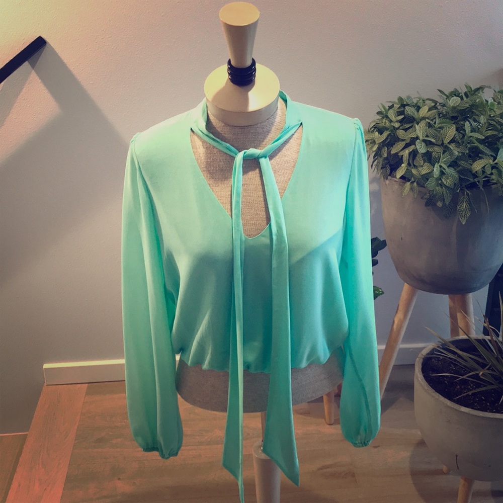 Blaque Label mint green blouse